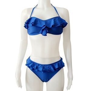 Boston Proper Ruffle Bikini Set